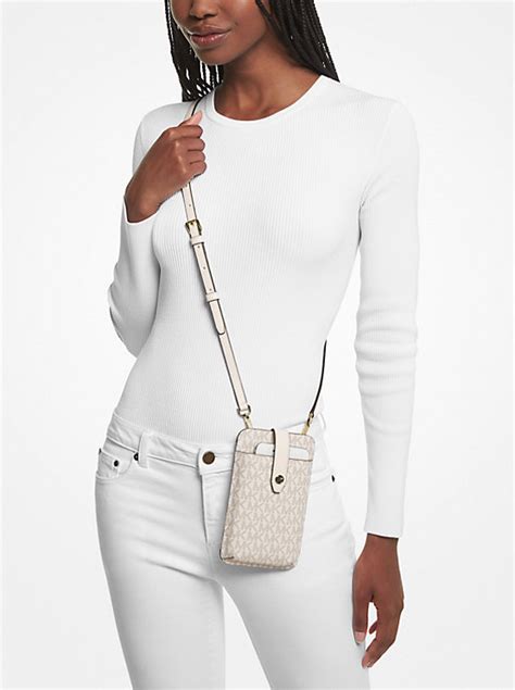 michael kors iphone 15 pro|Logo Smartphone Crossbody Bag .